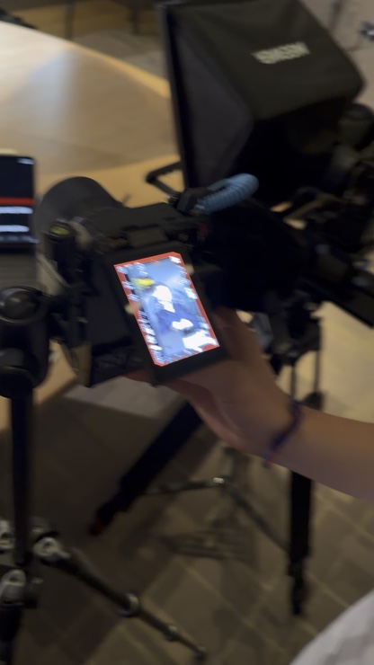 The camera and filming setup behind Dr Adeel Ali’s personal brand shoot