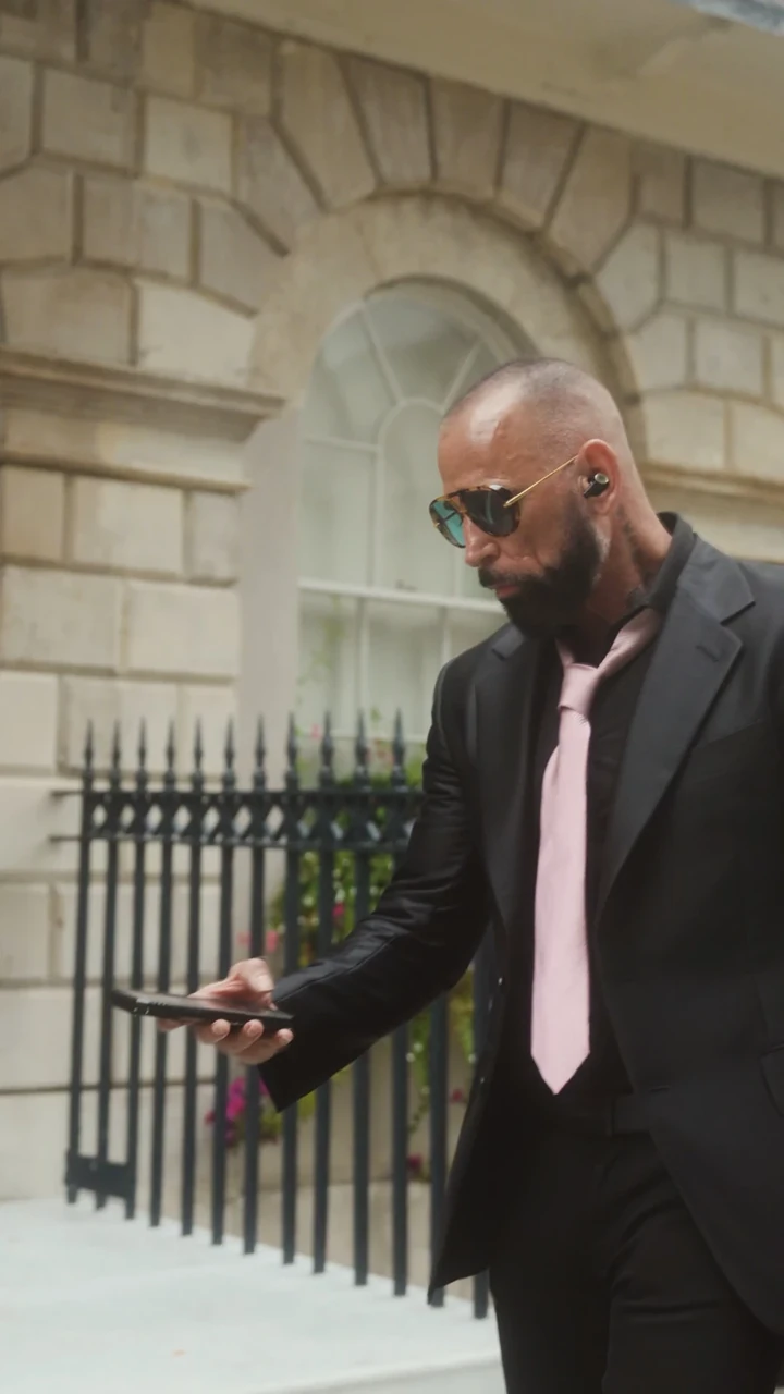 Scott Alexander walking in London
